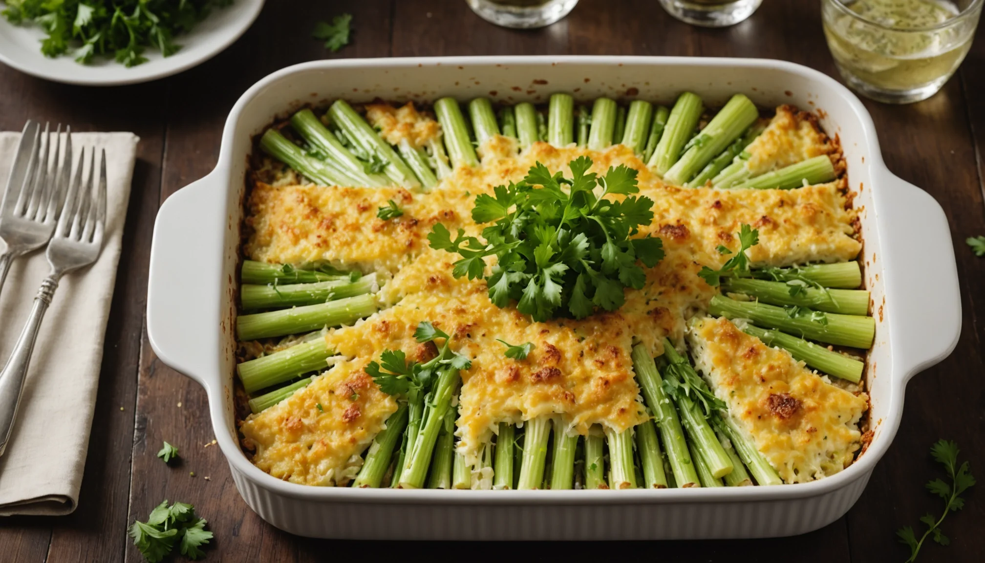Descubre el sabor inesperado del céleri gratinado al horno