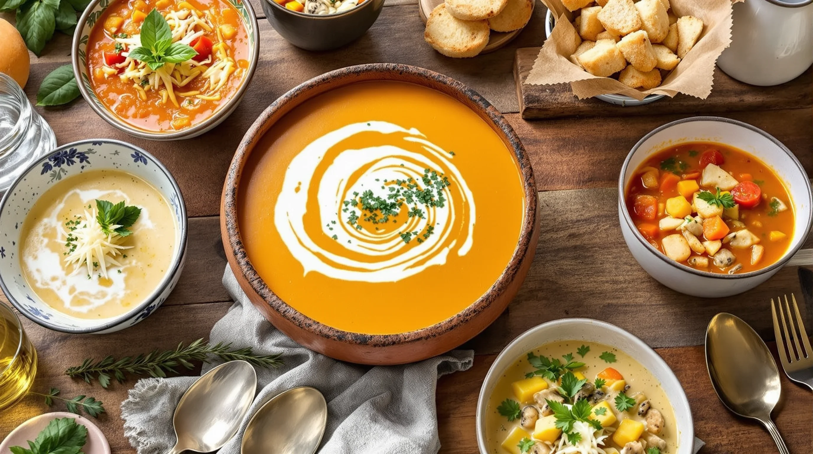 Recetas de sopas y cremas: las 10 propuestas para triunfar en la mesa