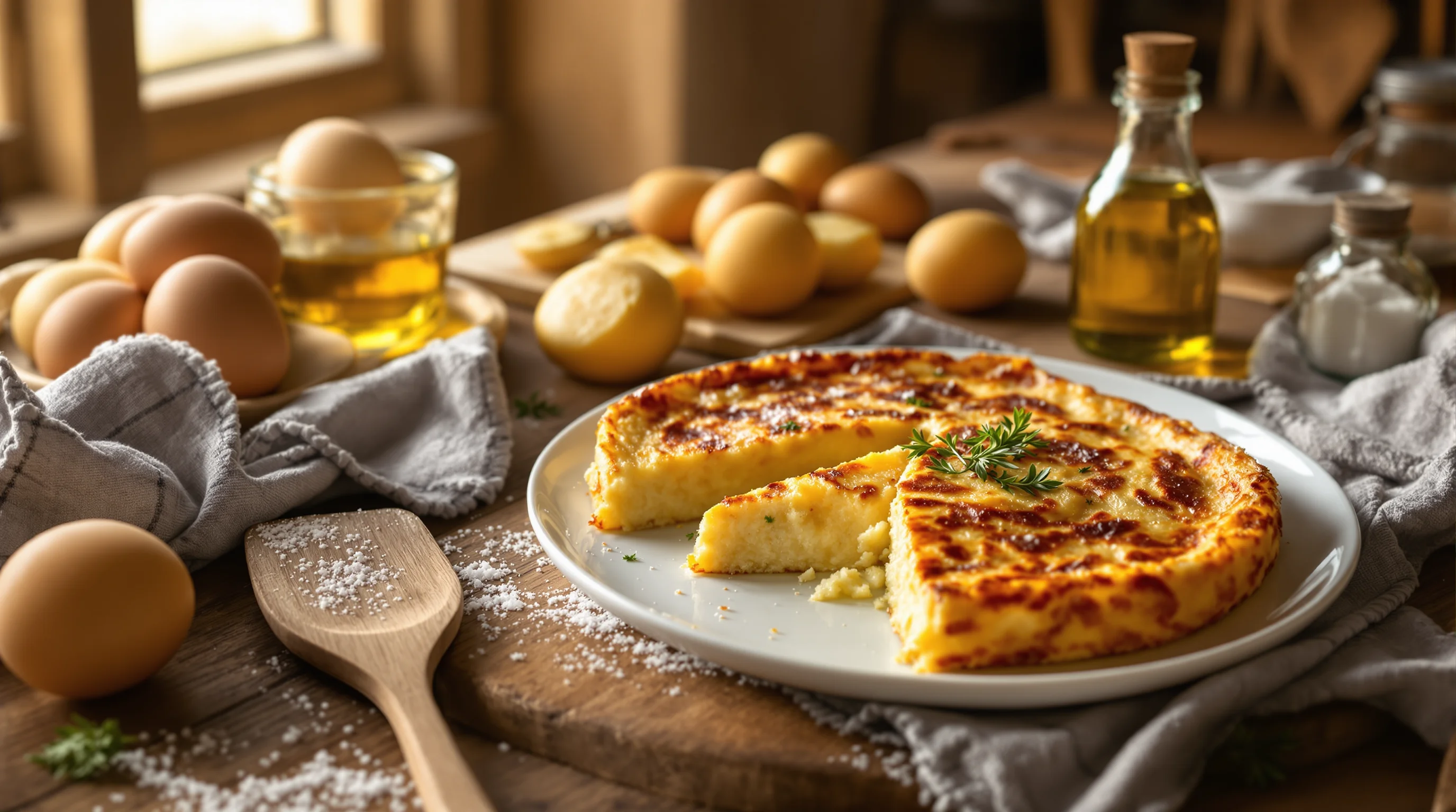 Tortilla de patatas: el método tradicional para un resultado jugoso y sabroso