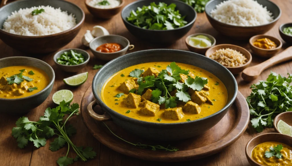 courgette lait de coco curry