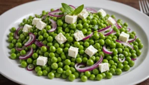 salade petit pois feta