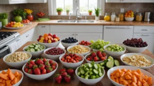 Snacks saludables para niños