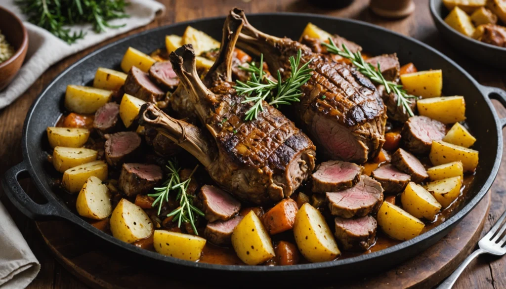 roti d agneau four