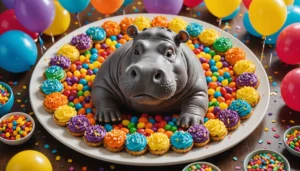 happy hippo