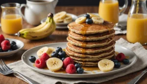 tortitas de avena y platano