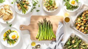 esparragos trigueros recetas