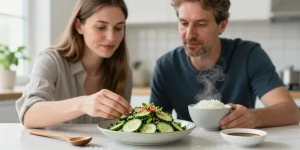 ensalada de pepino coreana