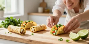 aperitivos con tortillas de trigo