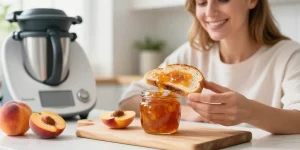mermelada melocoton thermomix sin azucar