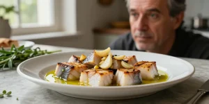 atún al ajillo estilo huelva