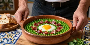 guisantes guisados a la sevillana