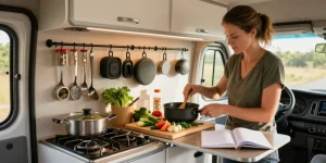 cocinar en autocaravana