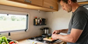 cocinar en autocaravana