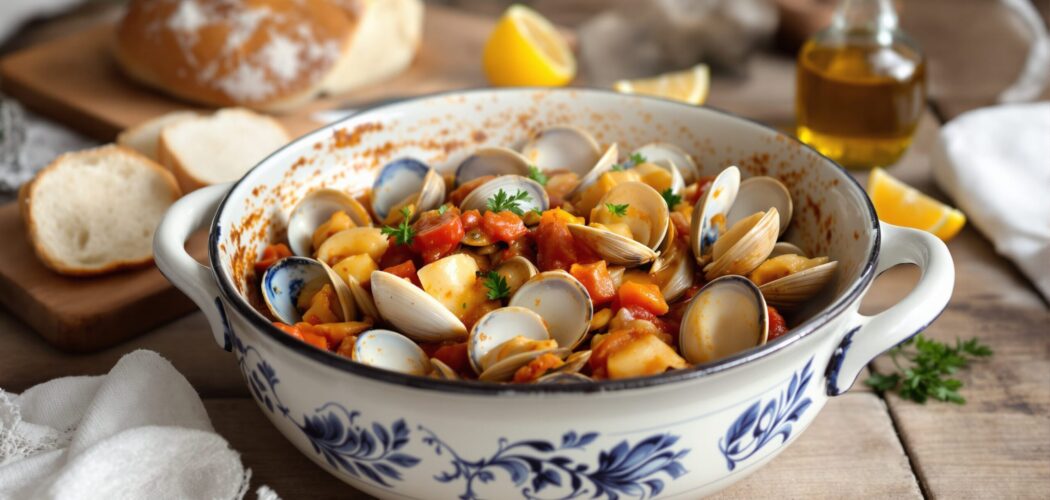 almejas a la marinera