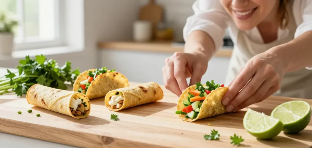 aperitivos con tortillas de trigo