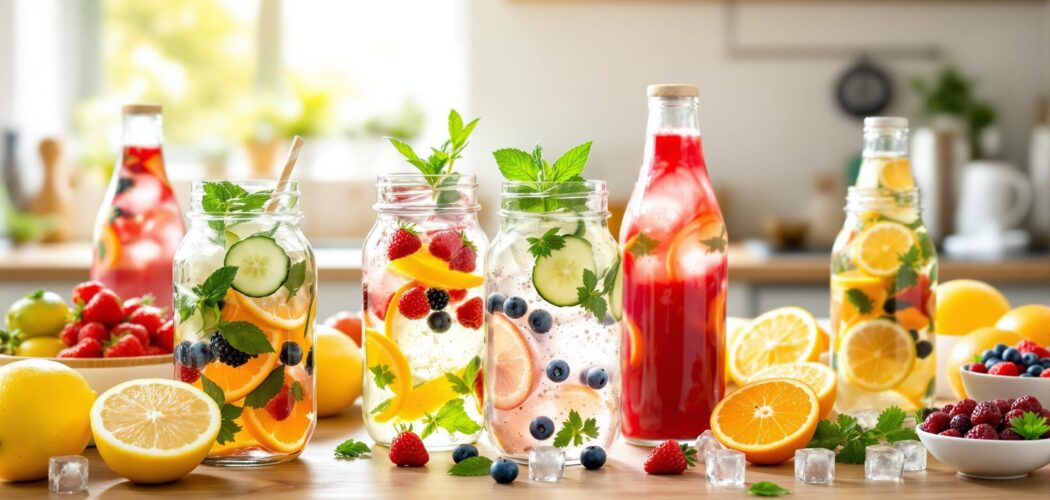 Bebidas detox caseras