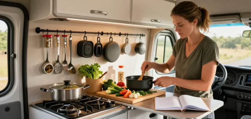 cocinar en autocaravana