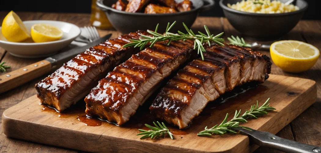 costilla de cerdo al horno
