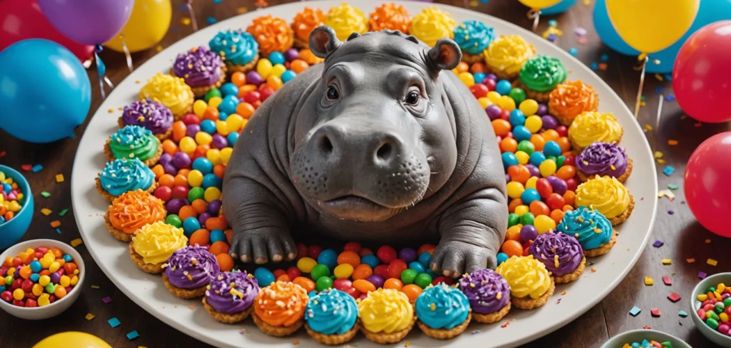 happy hippo