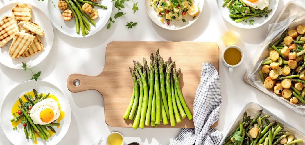 esparragos trigueros recetas