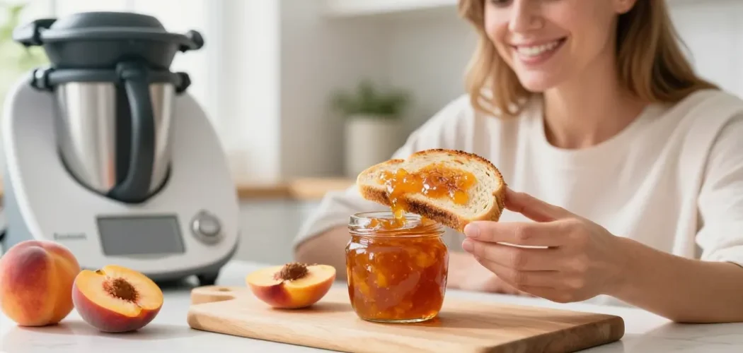 mermelada melocoton thermomix sin azucar